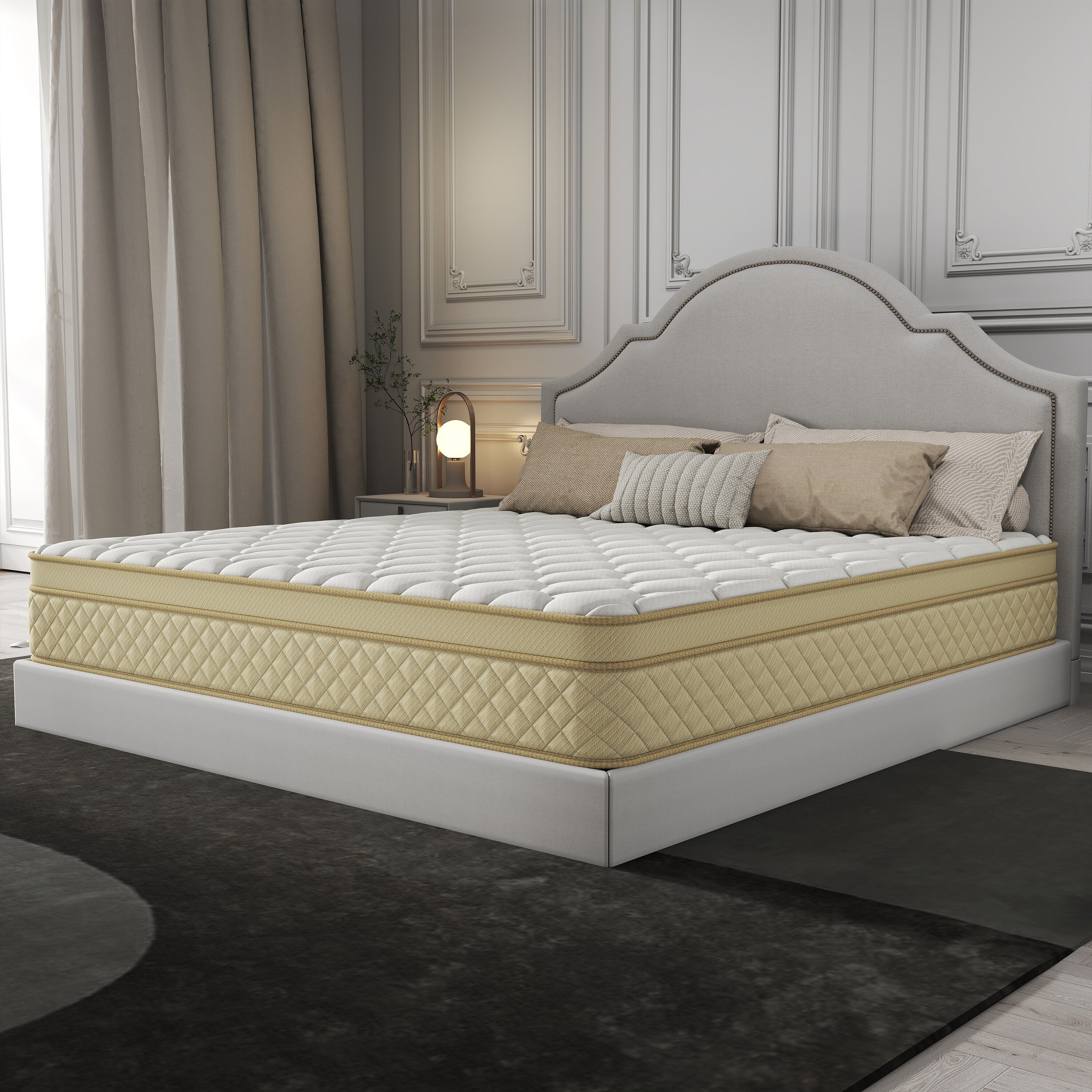 14 Euro Top Medium Memory Foam Hybrid Mattress in a Box