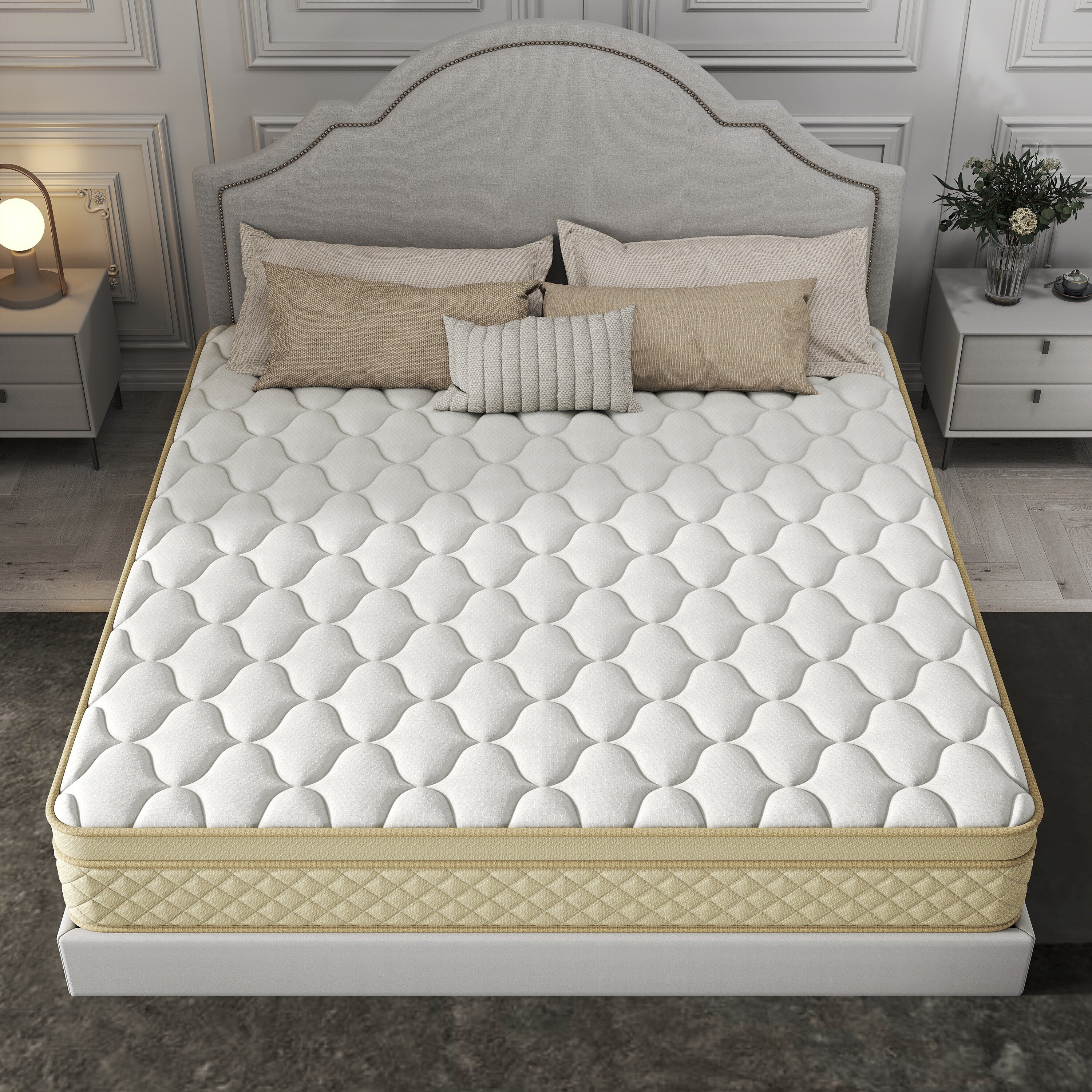 14 Euro Top Medium Memory Foam Hybrid Mattress in a Box