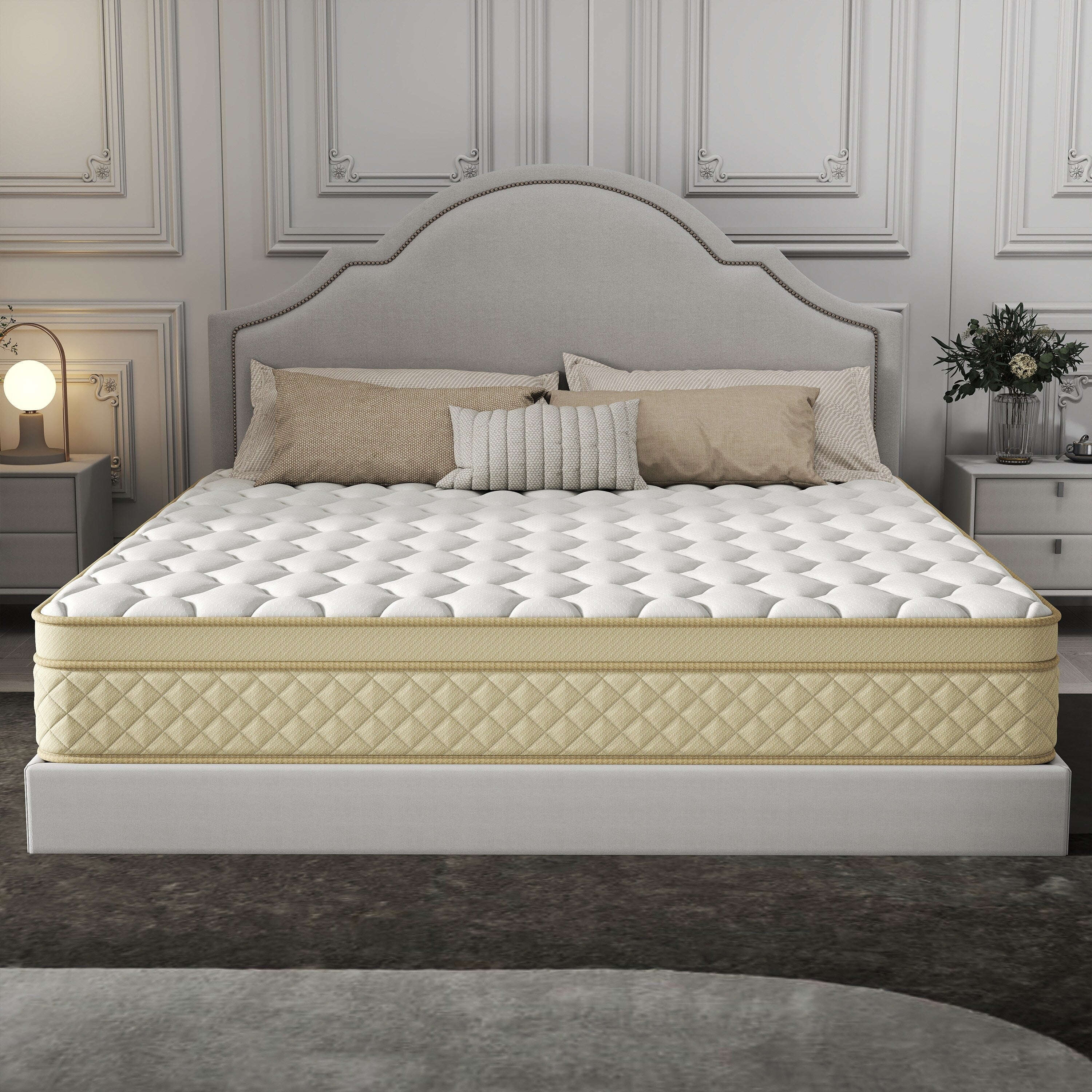 14 Euro Top Medium Memory Foam Hybrid Mattress in a Box