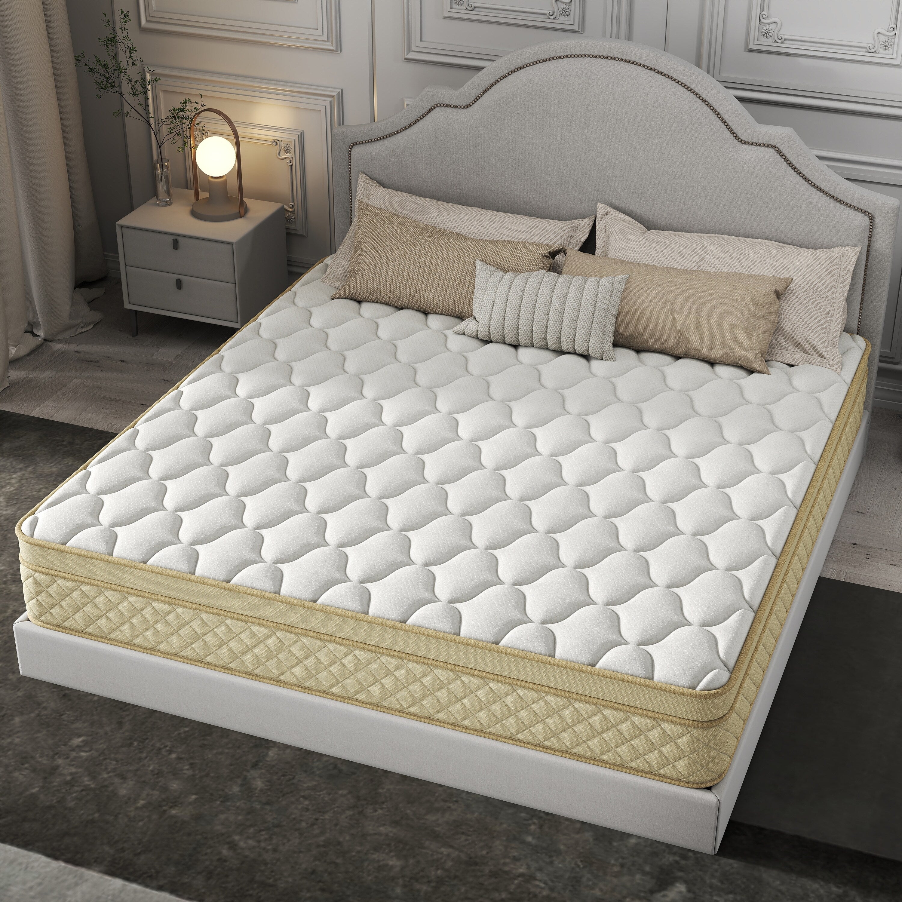 14 Euro Top Medium Memory Foam Hybrid Mattress in a Box