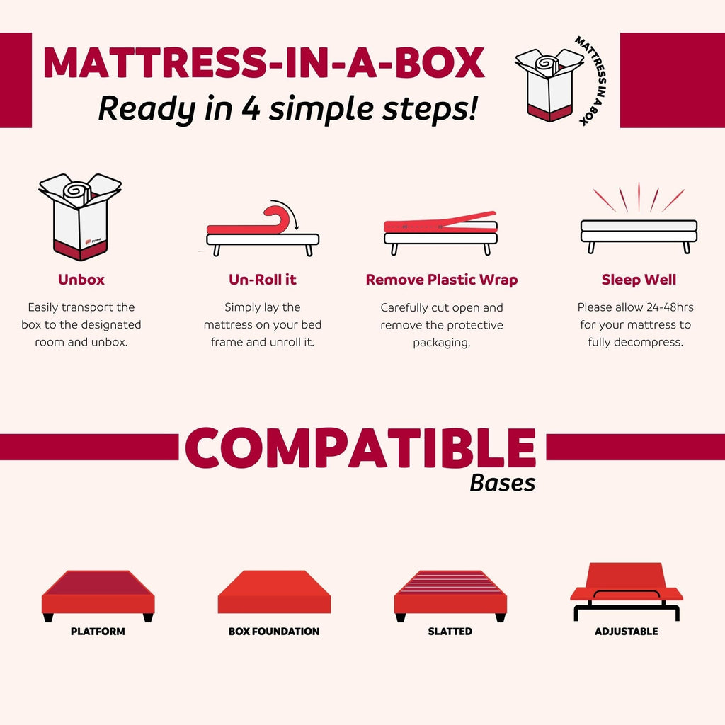 14 Hybrid Plush Foam Soft Polyester Knit Cover Mattress