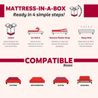 14 Hybrid Plush Foam Soft Polyester Knit Cover Mattress