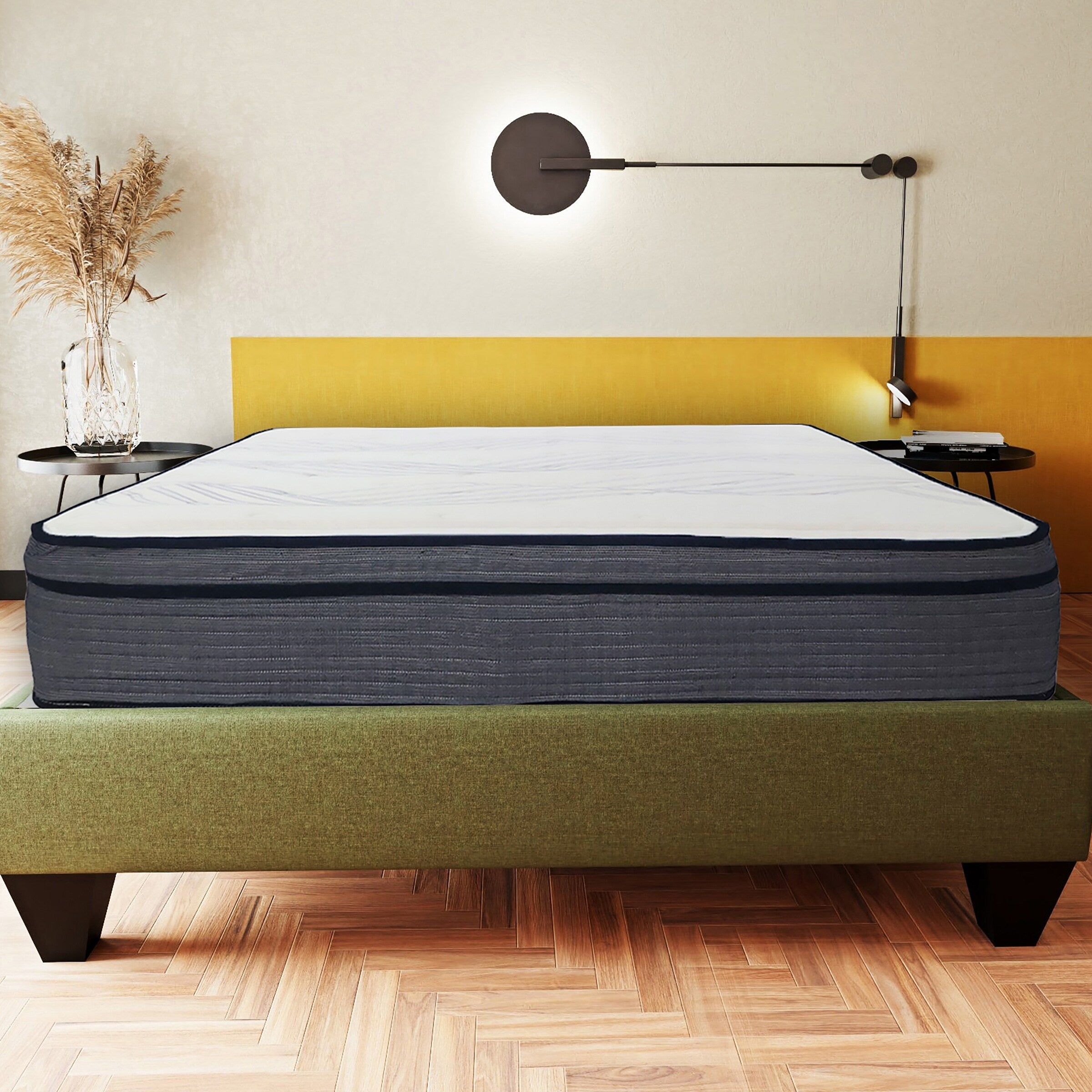 14 Hybrid Plush Foam Soft Polyester Knit Cover Mattress