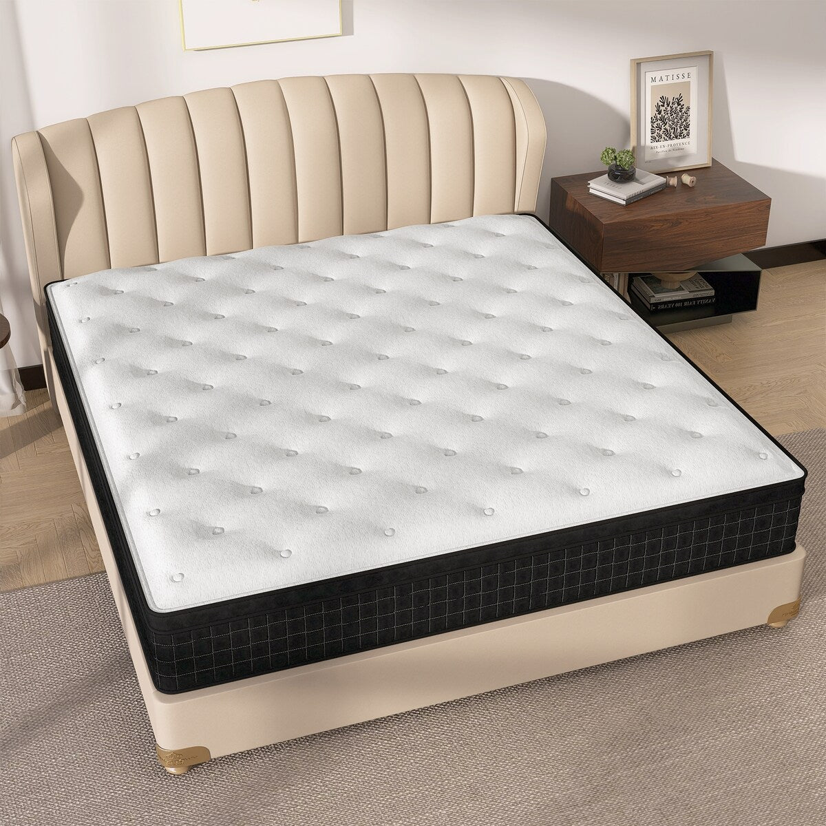 14 Pillow Top Medium Firm Hybrid Mattress In A Box