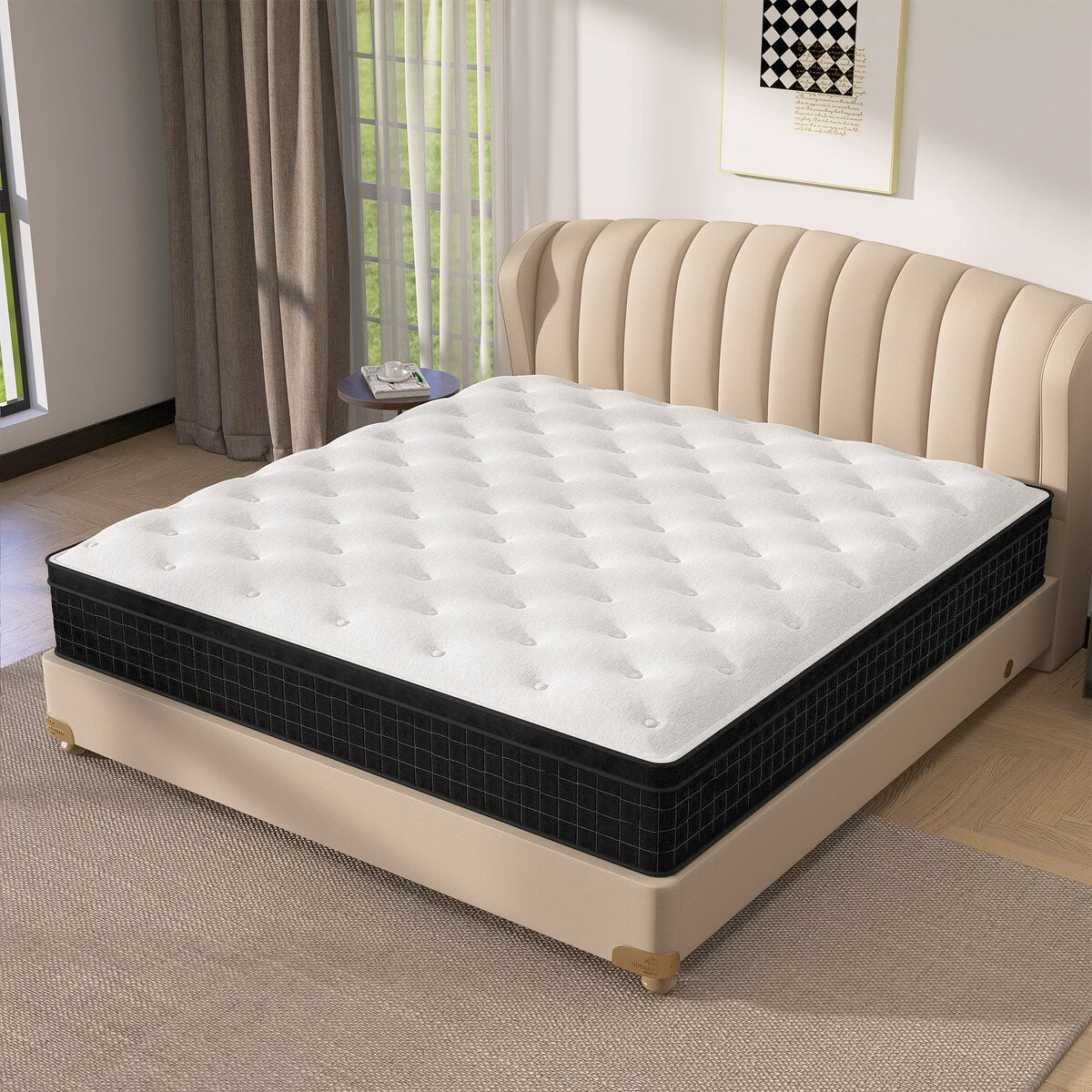 14 Pillow Top Medium Firm Hybrid Mattress In A Box