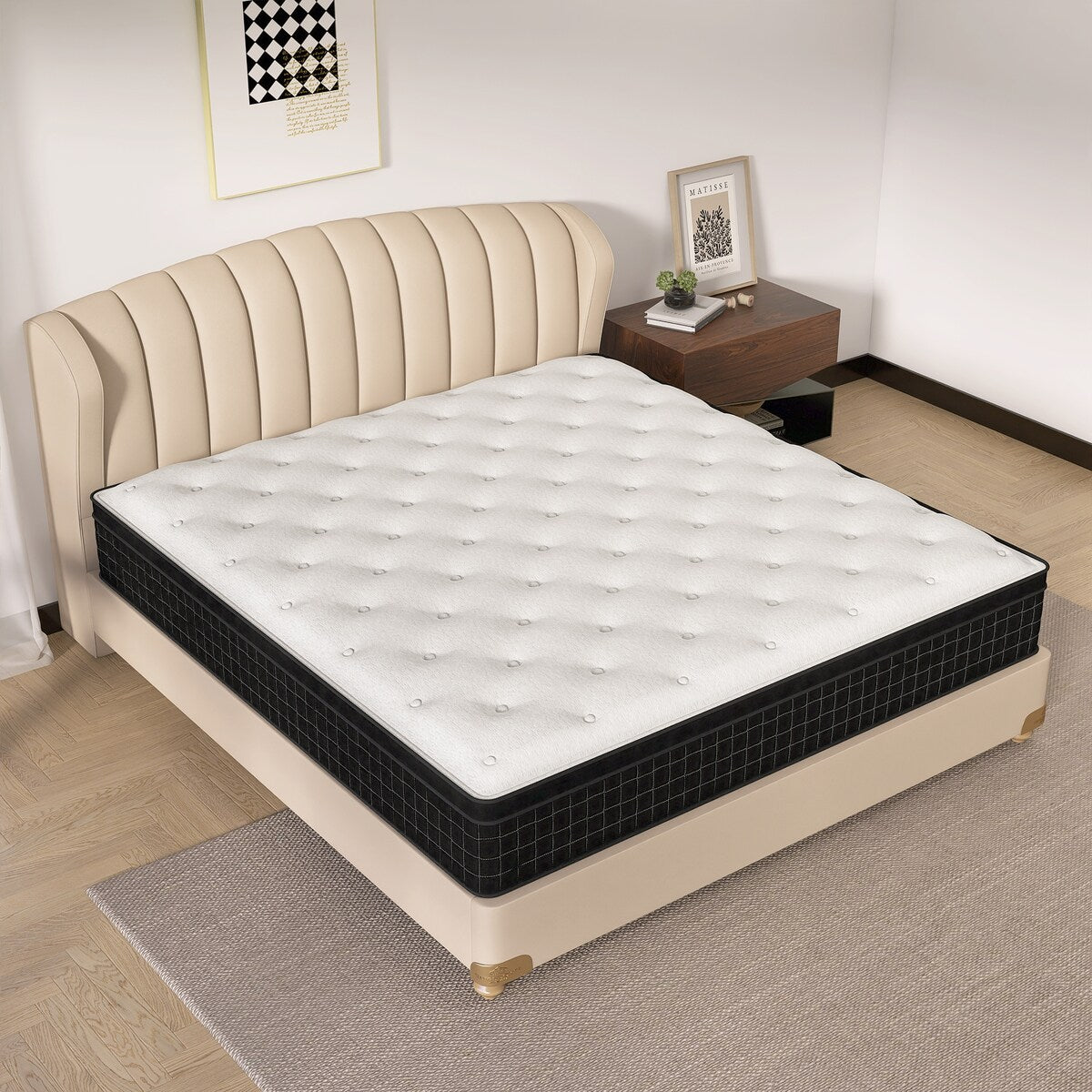 14 Pillow Top Medium Firm Hybrid Mattress In A Box