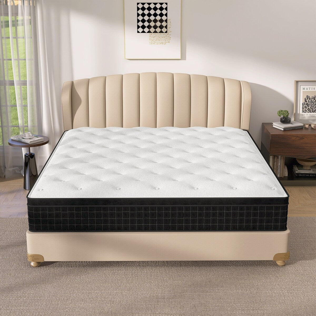 14 Pillow Top Medium Firm Hybrid Mattress In A Box