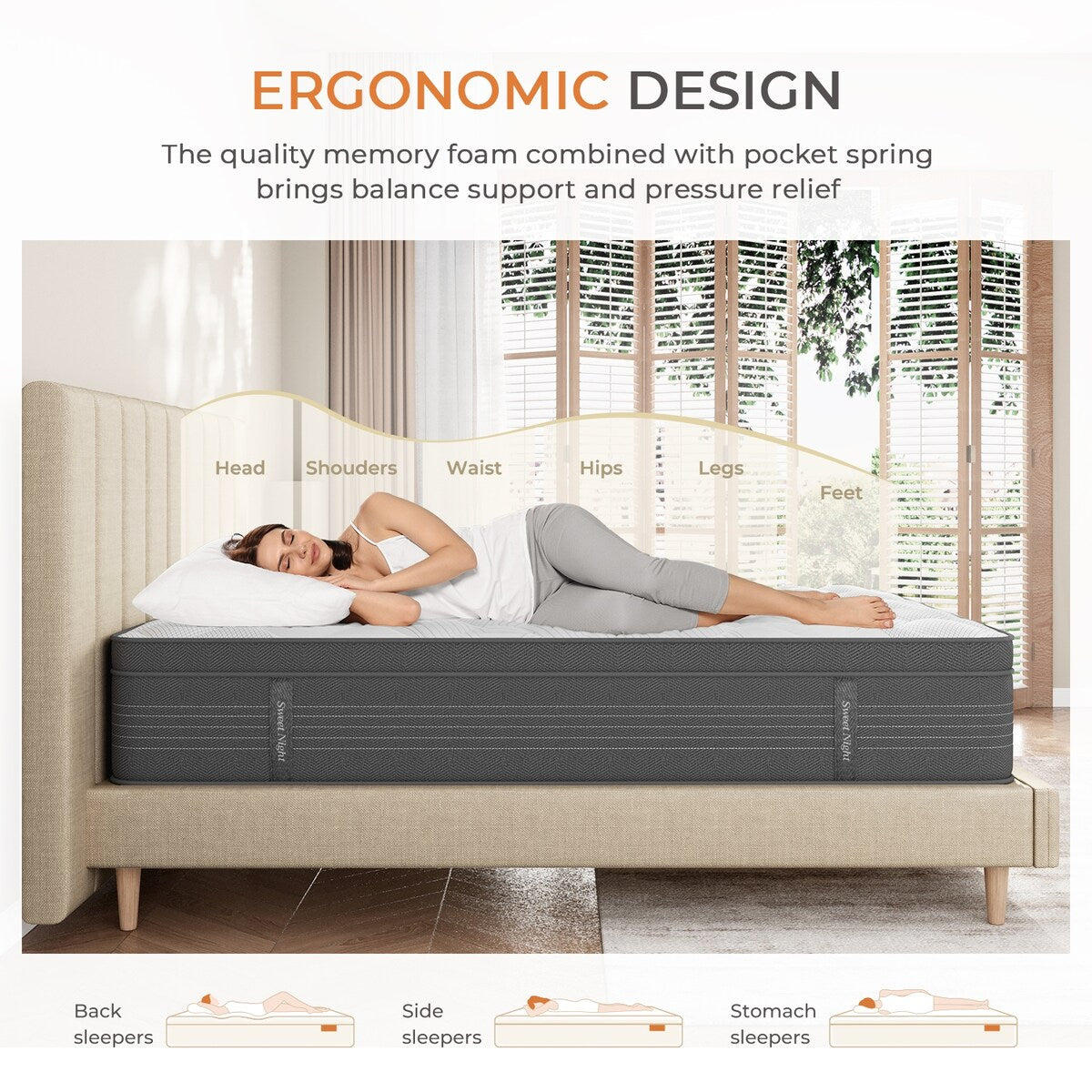 14'' Memory Foam Hybrid Mattress in a Box