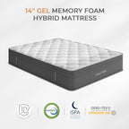 14'' Memory Foam Hybrid Mattress in a Box