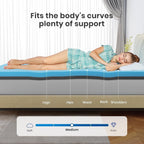 2 Inch Full Gel Memory Foam Topper Cooling Pressure Relief Back Pain CertiPUR