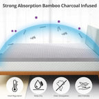 2 Inch King Gel Memory Foam Topper Cooling Soft Pressure Relief CertiPUR
