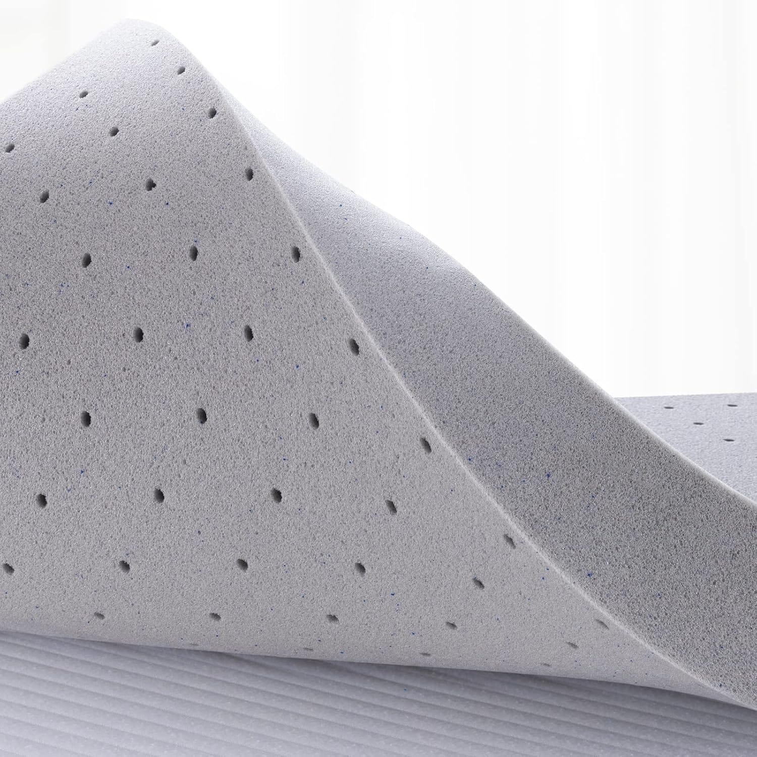 2 Inch Mattress Topper King,Gel Memory Foam Mattress Topper Double Bed Topper for Soft & Cooling Sleep, Pressure Relieve