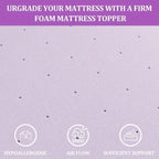 2 Inch Twin Firm Memory Foam Topper Ventilated Cooling Gel Infused High Density