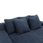 2-seater lazy sofa With 5 back pillows,Comfy Sofa- Deep Seat Couch for Living Room