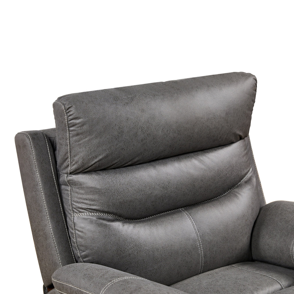 240Â° Swivel Recliner Chair with Dual Motor, Power Headrest, Infinite Recline Positions, USB Charging Ports, and Footrest