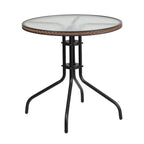 3-piece Outdoor Table/Chair Set - 28.75W x 28.75D x 28H