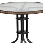 3-piece Outdoor Table/Chair Set - 28.75W x 28.75D x 28H