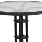 3-piece Outdoor Table/Chair Set - 28.75W x 28.75D x 28H