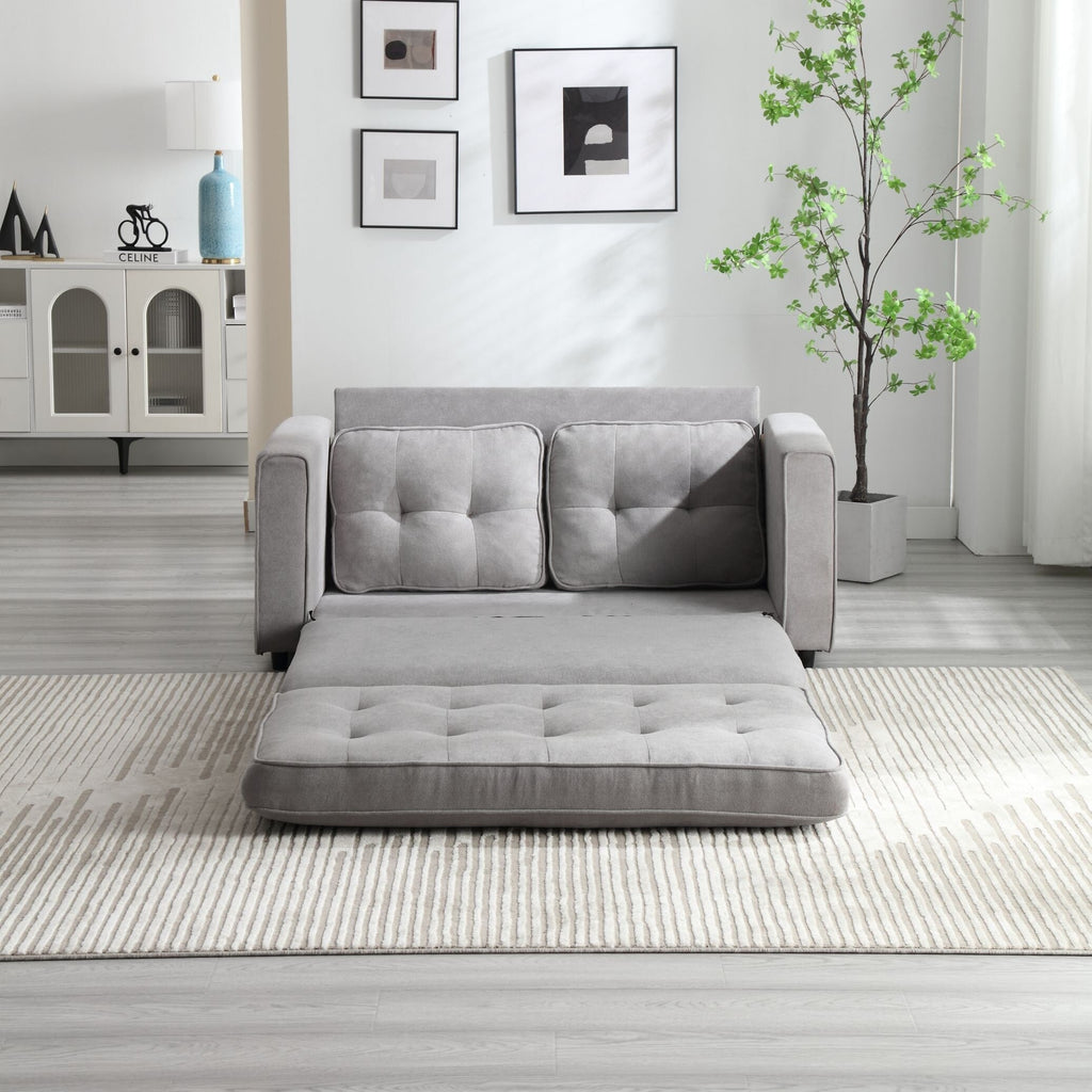 3 Fold Convertible Futon Couch Sleeper Sofa Bed