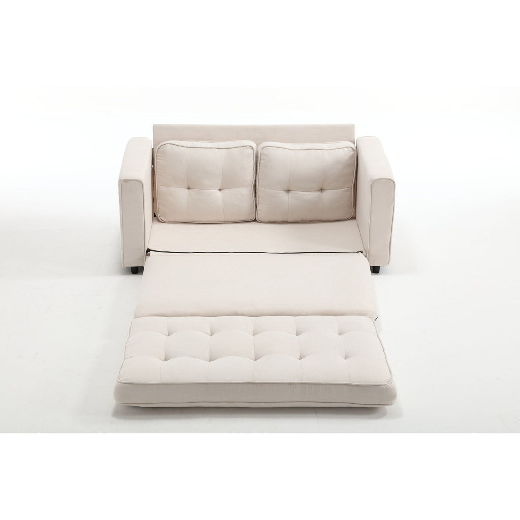 3 Fold Convertible Futon Couch Sleeper Sofa Bed