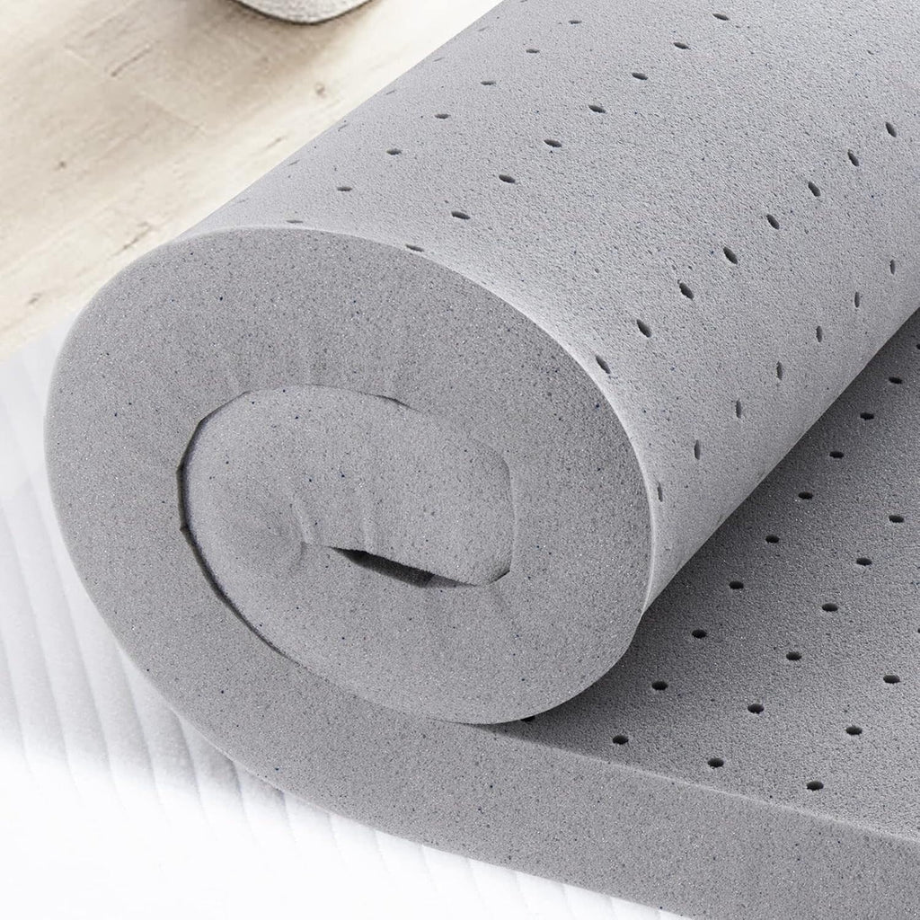 3 Inch Full Gel Memory Foam Topper Cooling Soft Pressure Relief CertiPUR