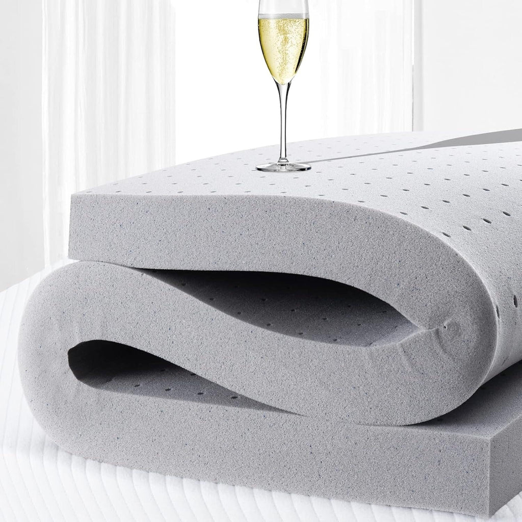 3 Inch King Gel Memory Foam Topper Cooling Soft Pressure Relief CertiPUR