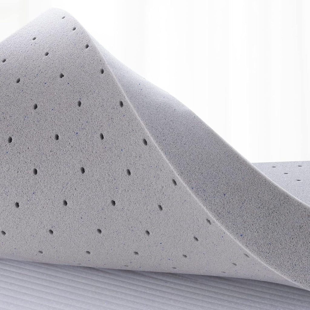 3 Inch King Gel Memory Foam Topper Cooling Soft Pressure Relief CertiPUR