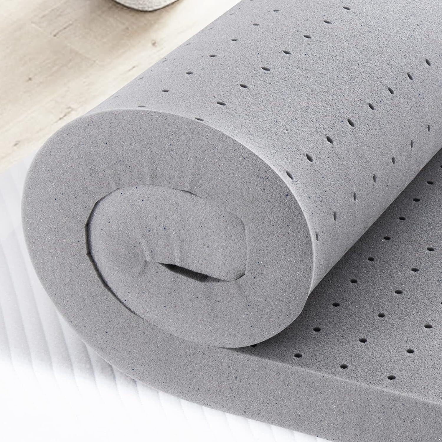 3 Inch Mattress Topper Twin,Gel Memory Foam Mattress Topper Double Bed Topper for Soft&Cooling Sleep,Pressure Relieve