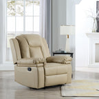 3-PC Bonded Leather Reclining Sofa Loveseat and Chair Living Room Set