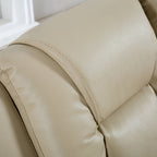 3-PC Bonded Leather Reclining Sofa Loveseat and Chair Living Room Set