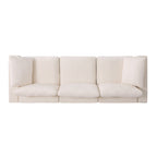 3-Piece Chenille Modular Sectional Sofa Set with Armless and Corner Chairs