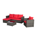 3 Pieces Patio Furniture Set