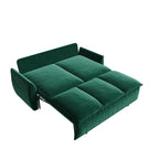 3-Seat Convertible Sleeper Sofa Bed with 2-in-1 Pillow & Blanket Set