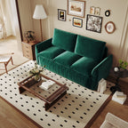 3-Seat Convertible Sleeper Sofa Bed with 2-in-1 Pillow & Blanket Set