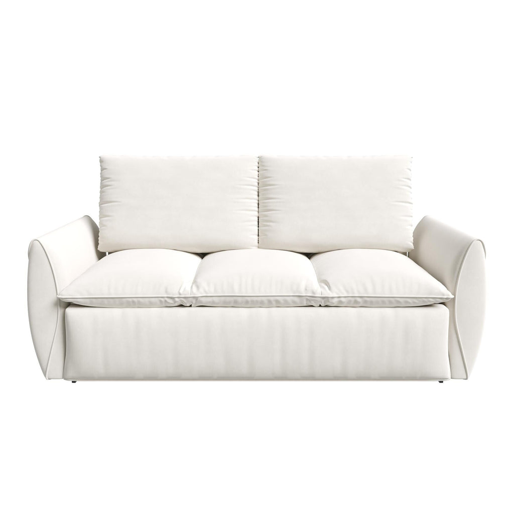 3-Seat Convertible Sleeper Sofa Bed with 2-in-1 Pillow & Blanket Set