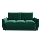 3-Seat Convertible Sleeper Sofa Bed with 2-in-1 Pillow & Blanket Set