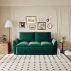 3-Seat Convertible Sleeper Sofa Bed with 2-in-1 Pillow & Blanket Set