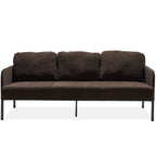 3 Seater Polyester Fabric Sofa, Modern Upholstered Sofa, Comfy Small Couches for Small Space Living Room, Bedroom, Office