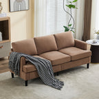 3-Seater Sofa - Breathable Fabric, Supportive Armrests & Sturdy Legs
