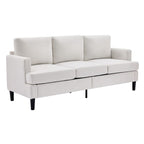 3-Seater Sofa - Breathable Fabric, Supportive Armrests & Sturdy Legs