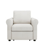 3-in-1 Adjustable Sleeper Sofa Bed, Pull Out Sofa Chair, Convertible Folding Bed for Living Room