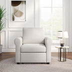 3-in-1 Adjustable Sleeper Sofa Bed, Pull Out Sofa Chair, Convertible Folding Bed for Living Room