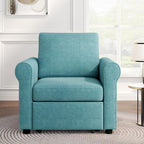 3-in-1 Adjustable Sleeper Sofa Bed, Pull Out Sofa Chair, Convertible Folding Bed for Living Room