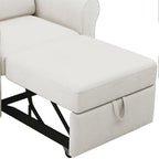 3-in-1 Adjustable Sleeper Sofa Bed, Pull Out Sofa Chair, Convertible Folding Bed for Living Room