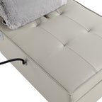 3-in-1 Convertible Chair Bed Adjustable Sofa Reclining Lounge with Bluetooth Speakers, USB Ports and Soft Pillow