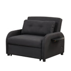 3-in-1 Pull-Out Sofa Sleeper with Collapsible Wing Table & USB Ports by Harper&Bright Designs