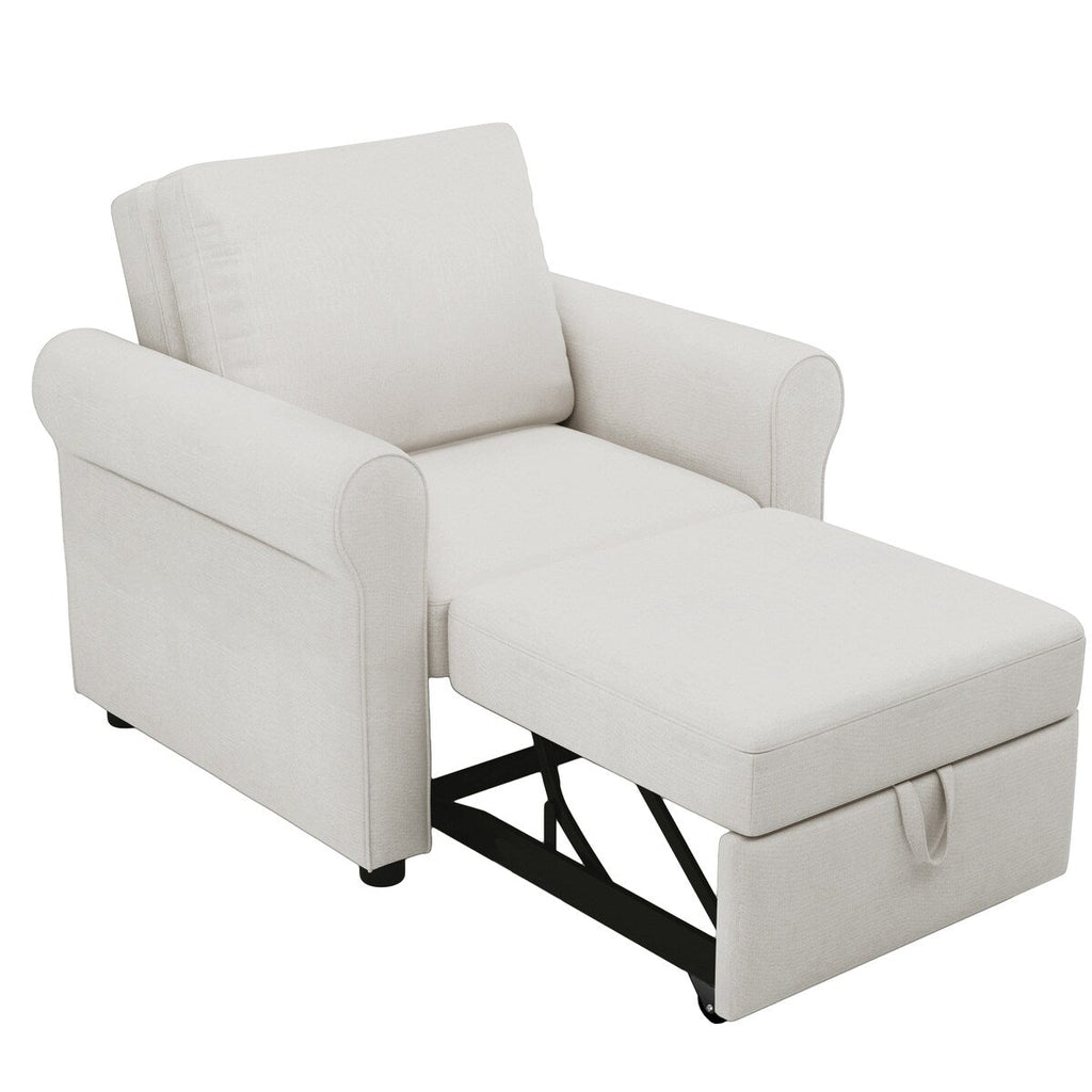 3-in-1 Sofa Bed Chair Convertible Sleeper Chair Bed Sofa Lounger Chair