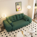 3-in-1 Teddy Fabric Foam-Filled Sleeper Sofa Bed