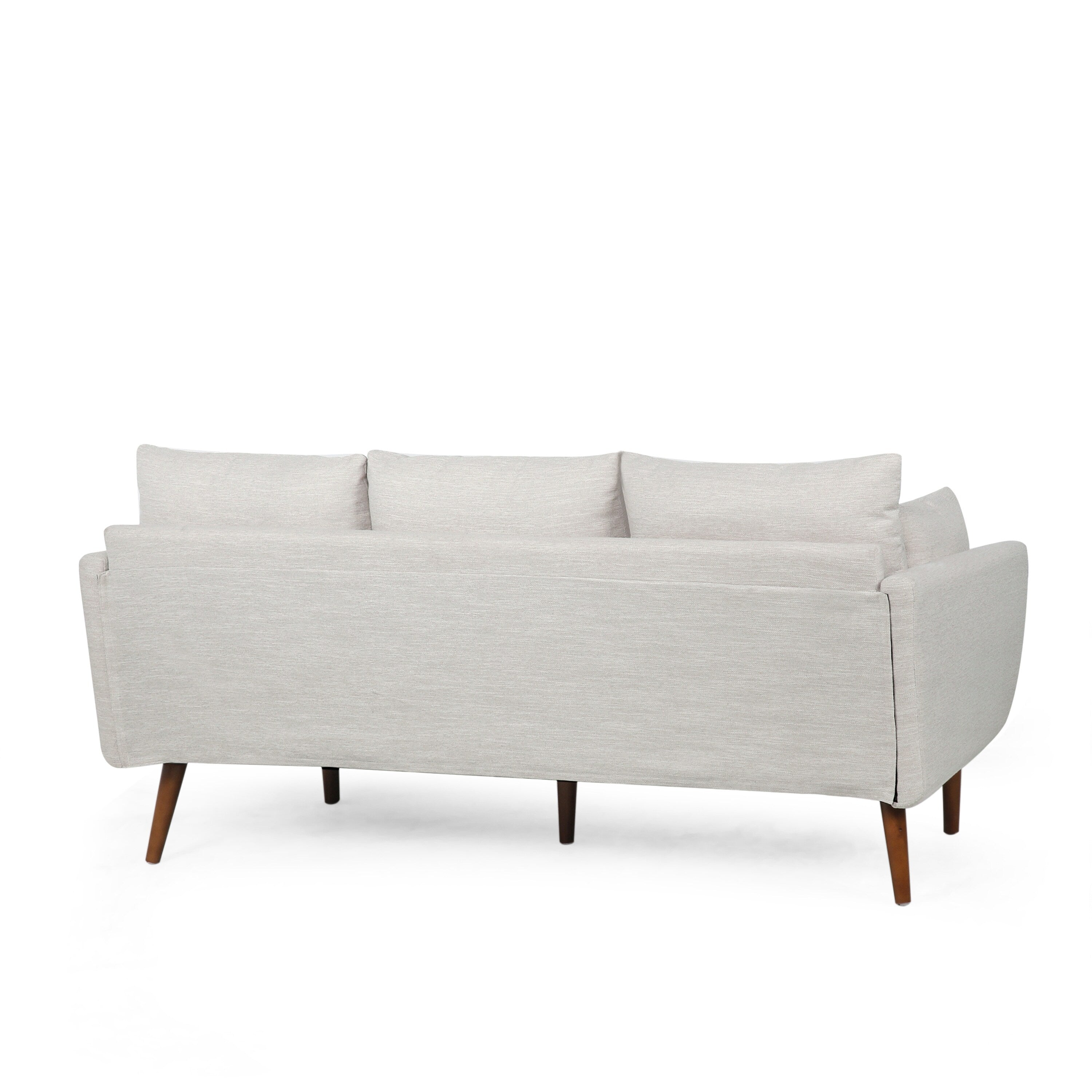 3-seater Sofa with Birchwood Legs and Pillows