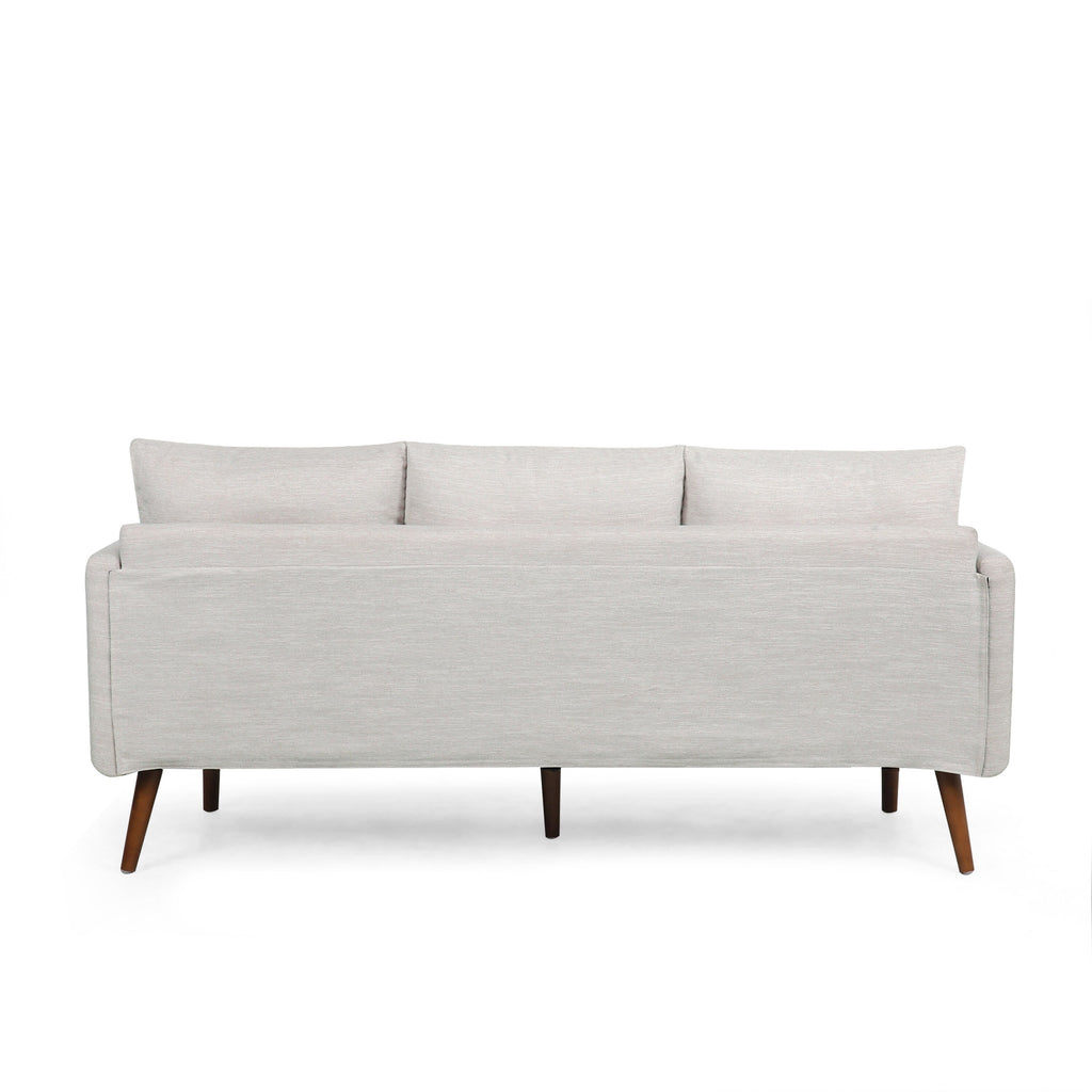 3-seater Sofa with Birchwood Legs and Pillows